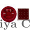 Deep Maroon Round Velvet Gaddi with 3 Silver-Laced Pillows and 16-Pearl Work Blanket Combo