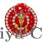 Premium Festive Red Makdi Moti Dress for Laddu Gopal Ji (Size 4